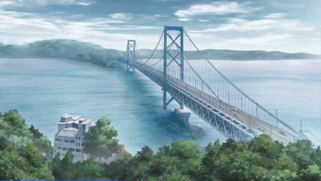 Crossing a strait-spanning bridge